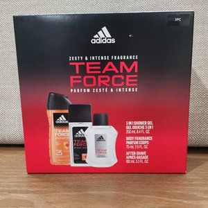 Adidas 3PC Zesty & Intense Fragrance Team Force NEW